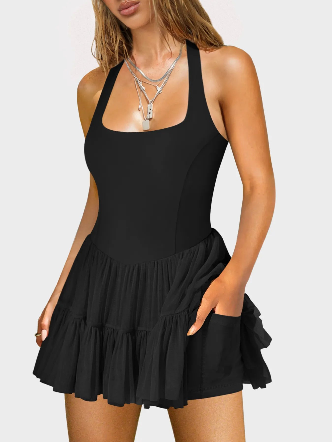 Sorry Not Stable Mini Dress