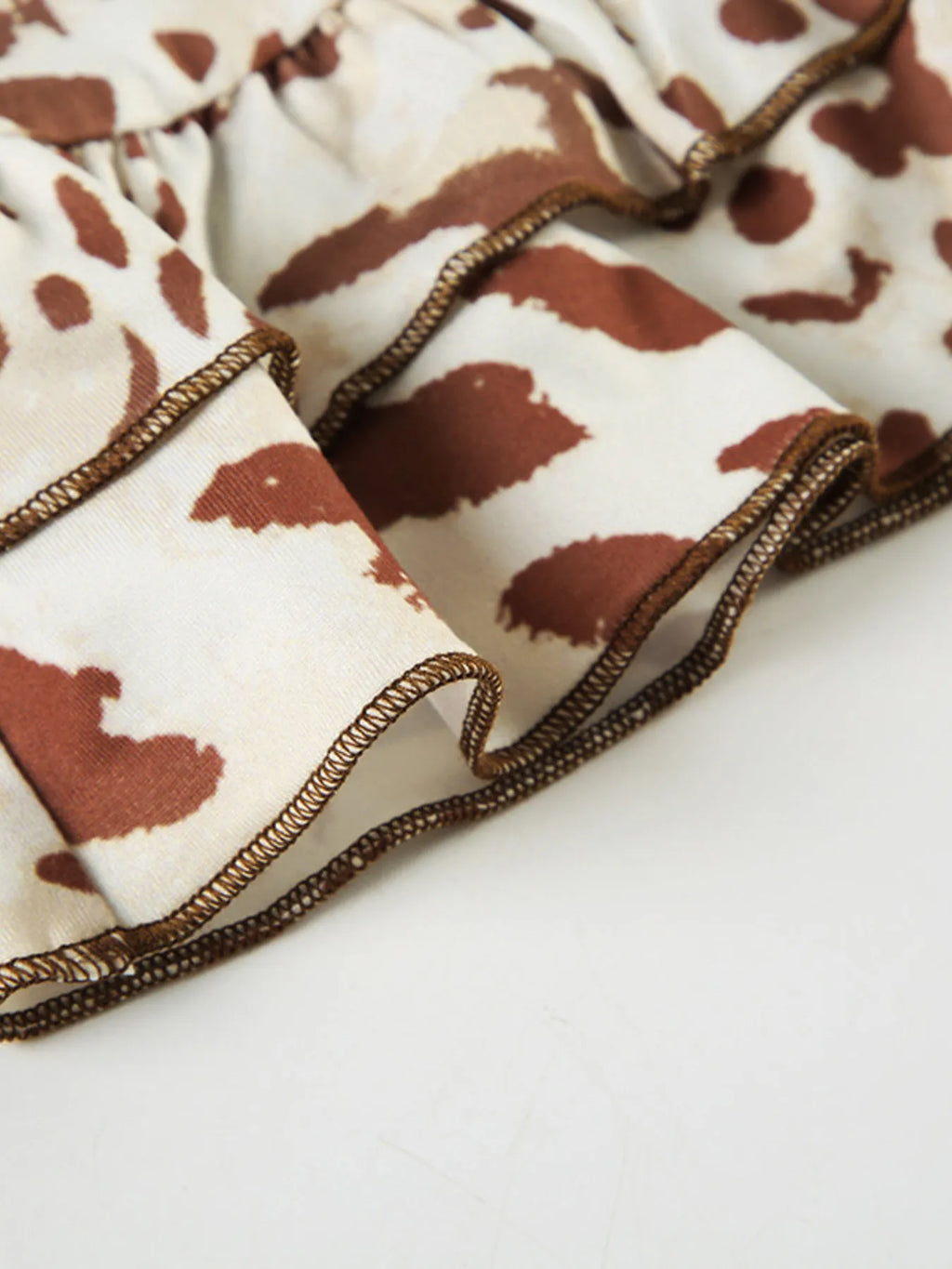 Hotter Without You | Psycho Ex Leopard Print Strapless Top and Skirt Two-Piece Set