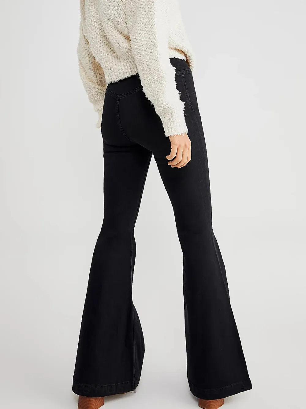 Asymmetric Flare Pants