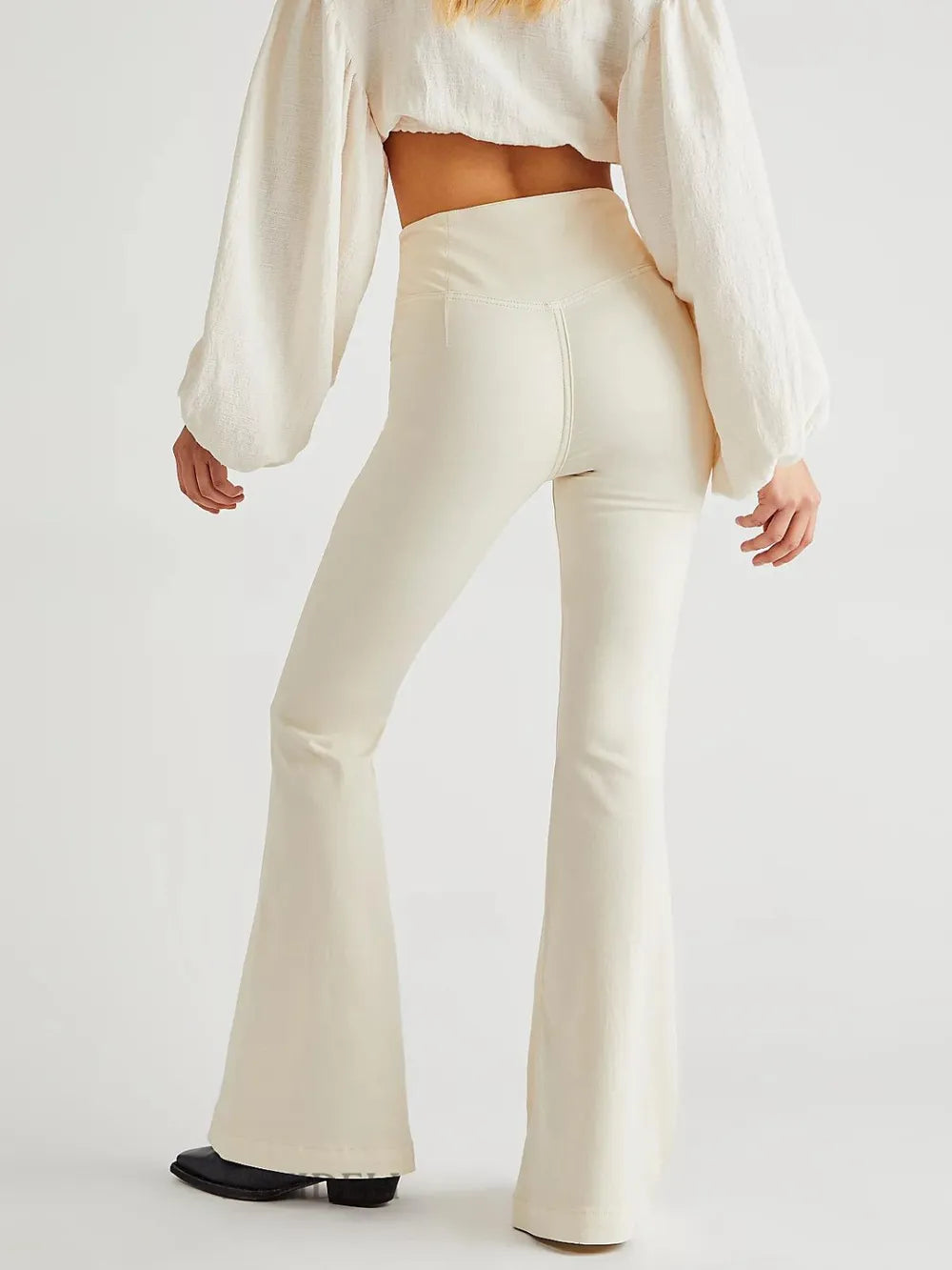 Asymmetric Flare Pants