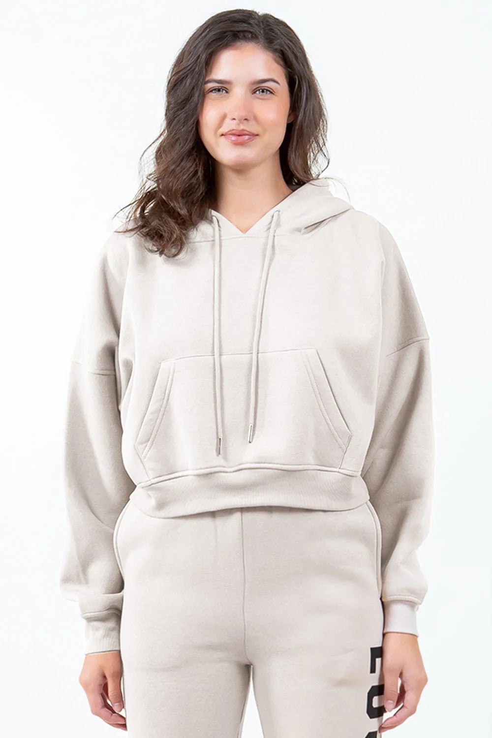Ex on Sunset Cropped Hoodie