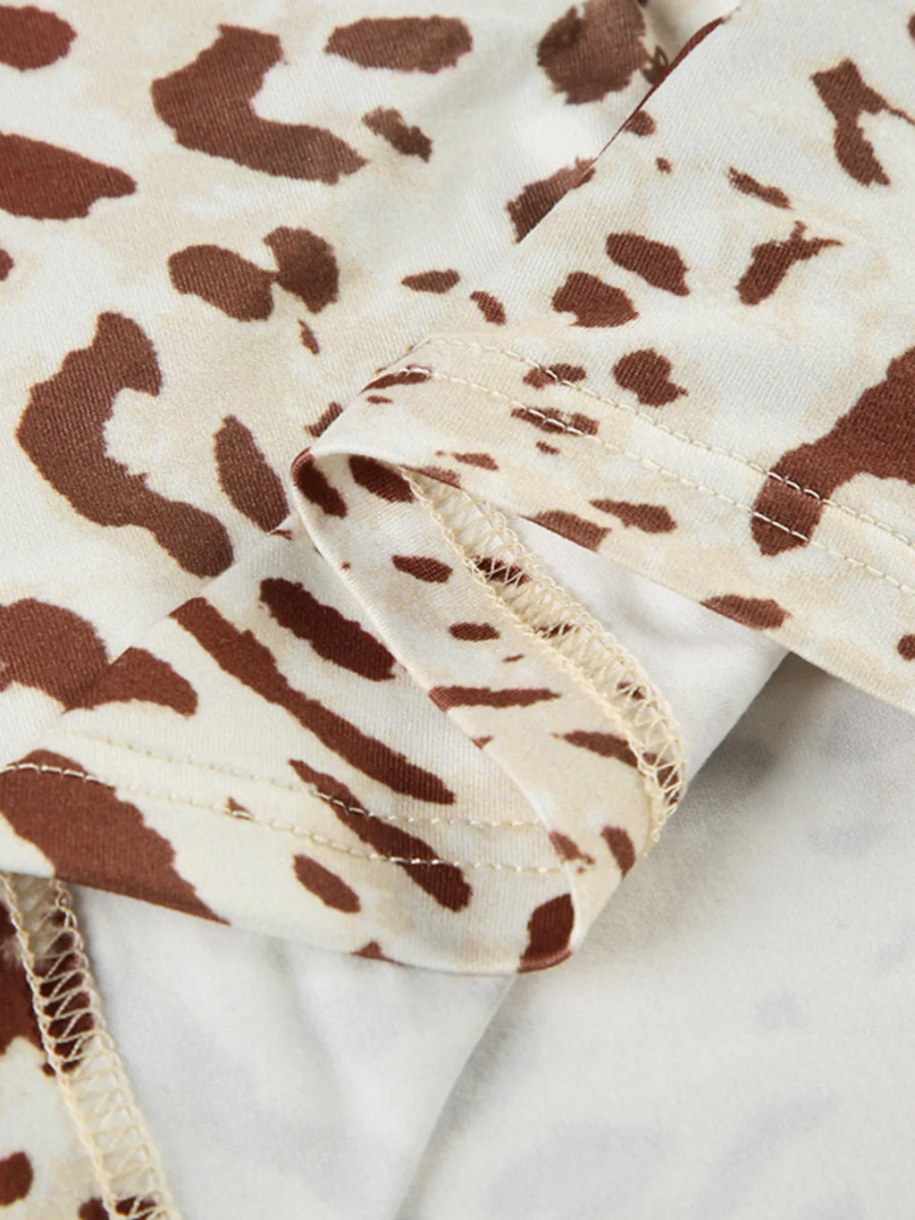 Hotter Without You | Psycho Ex Leopard Print Strapless Top and Skirt Two-Piece Set