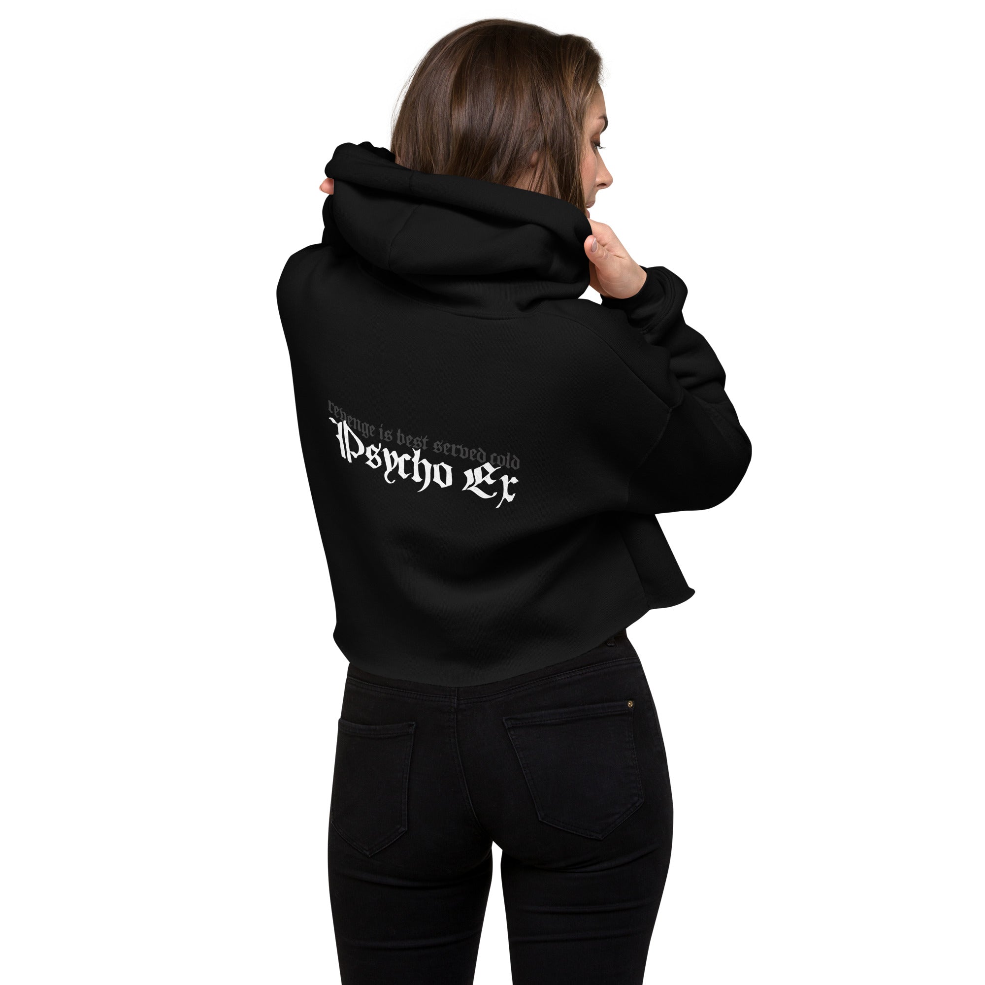 Exed Out Cropped Hoodie | Psycho Ex