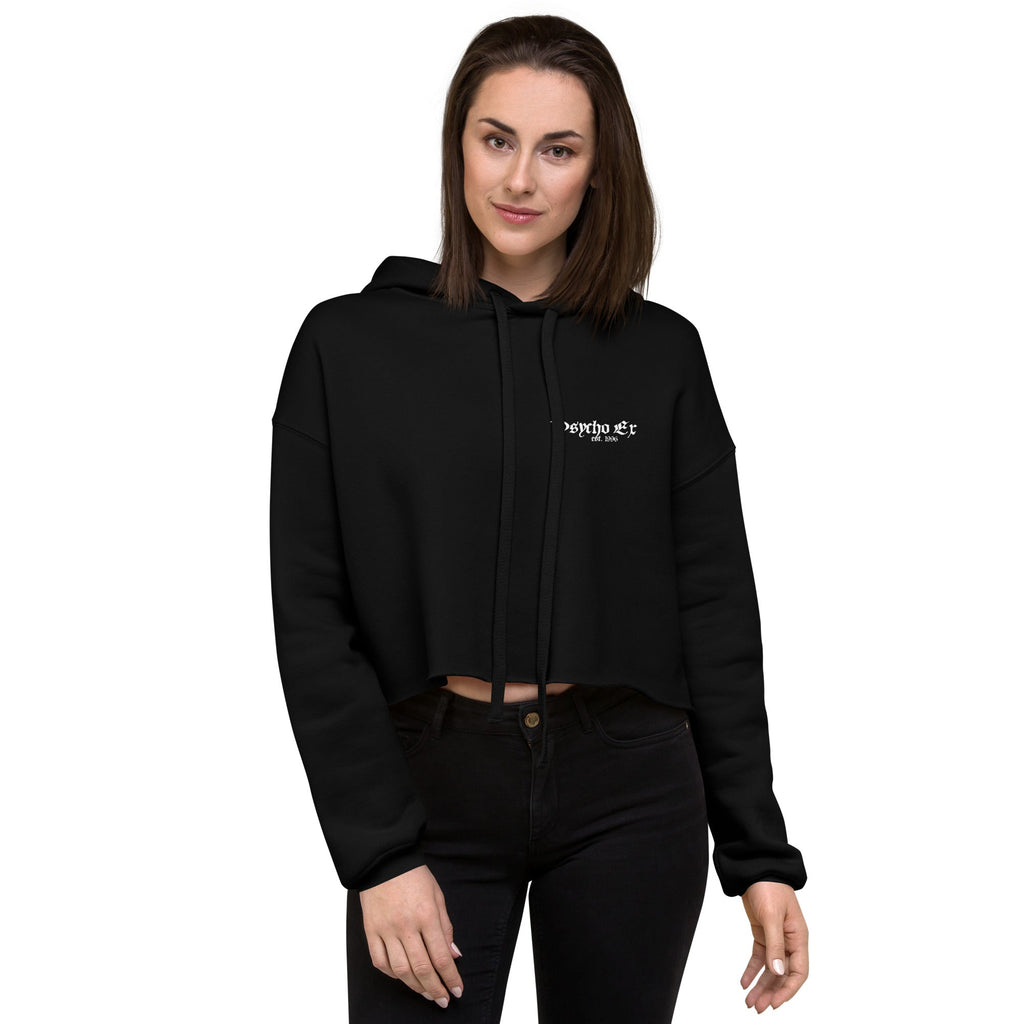 Exed Out Cropped Hoodie | Psycho Ex