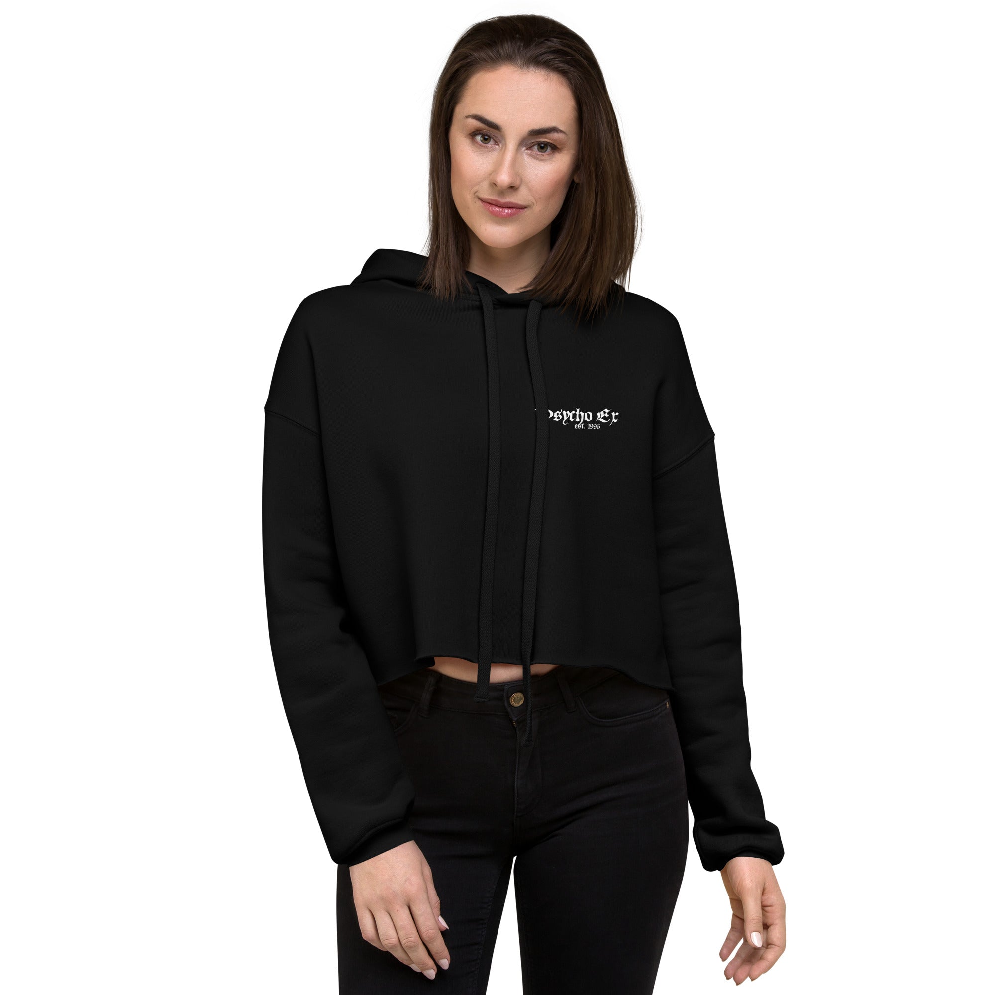 Exed Out Cropped Hoodie | Psycho Ex